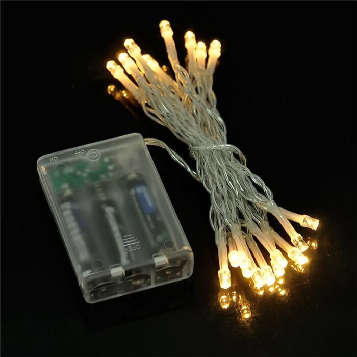 10 20 40 80 160 Aa Battery Operated Led String Lights For Xmas Garland Party Wedding 2