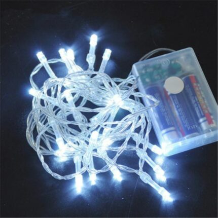 10 20 40 80 160 Aa Battery Operated Led String Lights For Xmas Garland Party Wedding