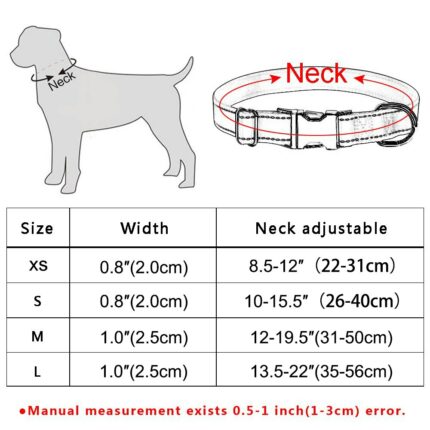 10 Pieces Personalized Dog Collar Durable Nylon Free Engraved Name Phone Number On Buckle Pet Supplies 1.jpg