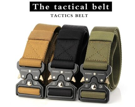 100 Pcs Free Shipping Mens Tactical Belt Military Nylon Belt Outdoor Multifunctional Training Belt High Quality