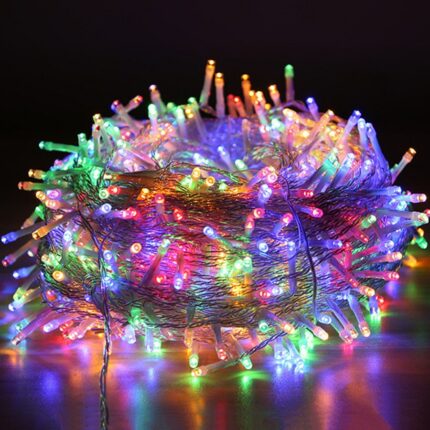 100m 50m 30m 10m Holiday Led Christmas Lights Outdoor Waterproof Garland Fairy String Lights Garden Decoration 1