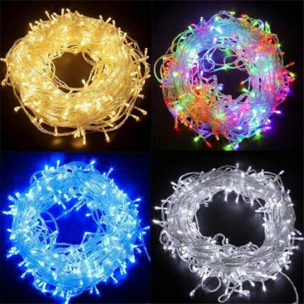 100m 50m 30m 10m Holiday Led Christmas Lights Outdoor Waterproof Garland Fairy String Lights Garden Decoration