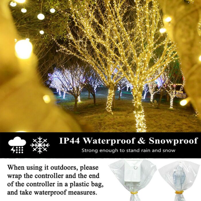 10m 100led Fairy String Lights Tree Decorations Garland Christmas Indoor Garden Outdoor Waterproof New Year Party 4