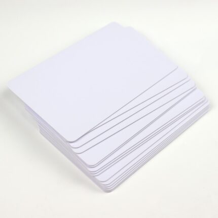 10pcs Lot Pvc Plastic Blank Id Card Without Chip Card Thin Cr80 Available For Card Printer