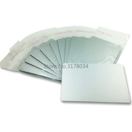 10pcs Pack 304 Stainless Steel Thick 0 8mm Silver Metal Business Cards Blanks Card For Customer