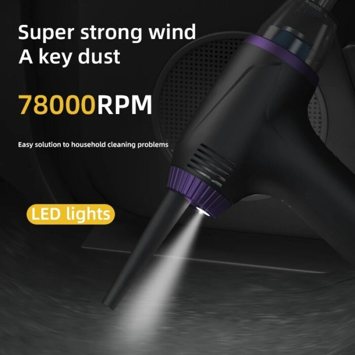 15000mah Electric Air Duster Strong Wind Cordless Vacuum Cleaner Computer Keyboard Powerful Air Blower Handheld Car 2