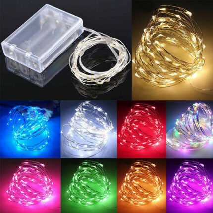 1m 2m 3m 5m 10m Copper Wire Led String Lights Holiday Lighting Fairy Garland For Christmas