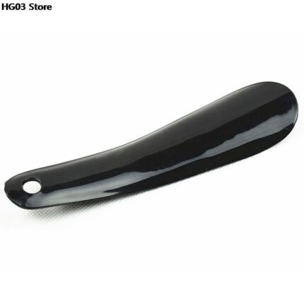 1pcs 16cm Flexible Sturdy Slip Shoe Horns Professional Black Plastick Shoe Horn Spoon Shape Shoehorn Shoe 1