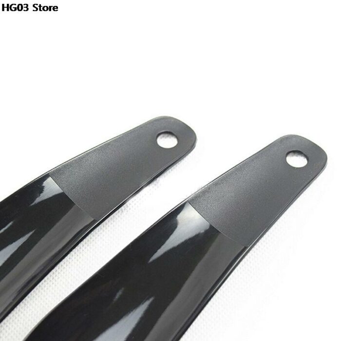 1pcs 16cm Flexible Sturdy Slip Shoe Horns Professional Black Plastick Shoe Horn Spoon Shape Shoehorn Shoe 5