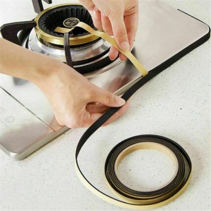 1pcs Kitchen Gas Stove Gap Sealing Adhesive Tape Anti Flouring Dust Proof Waterproof Sink Stove Crack 1