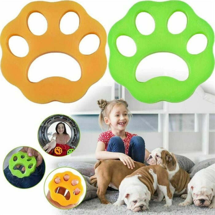 2022 New Pet Hair Remover Reusable Double Sided Silicone Clothes Sticker Dryer Cleaning Laundry Tools 5