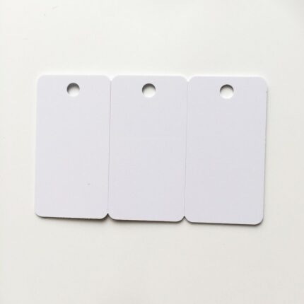 20pcs Lot White Plastic Blank Inkjet Printable 3up Pvc Card For Key Card Member Card Printing 1