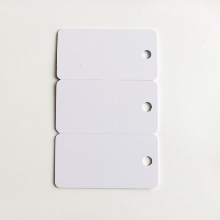 20pcs Lot White Plastic Blank Inkjet Printable 3up Pvc Card For Key Card Member Card Printing