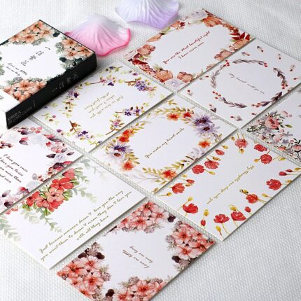 28 Sheets Set Novelty Daily Life Plant Series Lomo Card Greeting Card Wish Card Christmas And 1