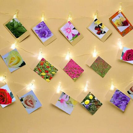 2m 5m 10m Photo Clip String Lights Led Usb Operated Party Weddinggarland With Clothespins For Home 1