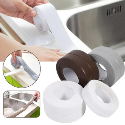 3 2 1m Kitchen Sink Waterproof Sticker Tape Pvc Self Adhesive Waterproof Mold Proof Adhesive Tape