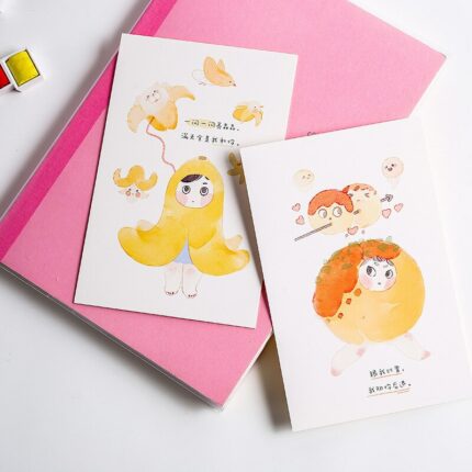 30 Pcs Set Creative Cartoon Micro Sweet Postcard Greeting Card Message Card Christmas And New Year 1
