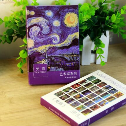 30pcs Card Stock Postcards Van Gogh S Oil Painting Birthday Anniversary Gifts Greeting Card Wish Card