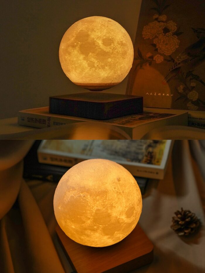 3d Maglev Moon Light Valentine S Day Gift Moon Light Planet Led Night Light Table Lamp 4