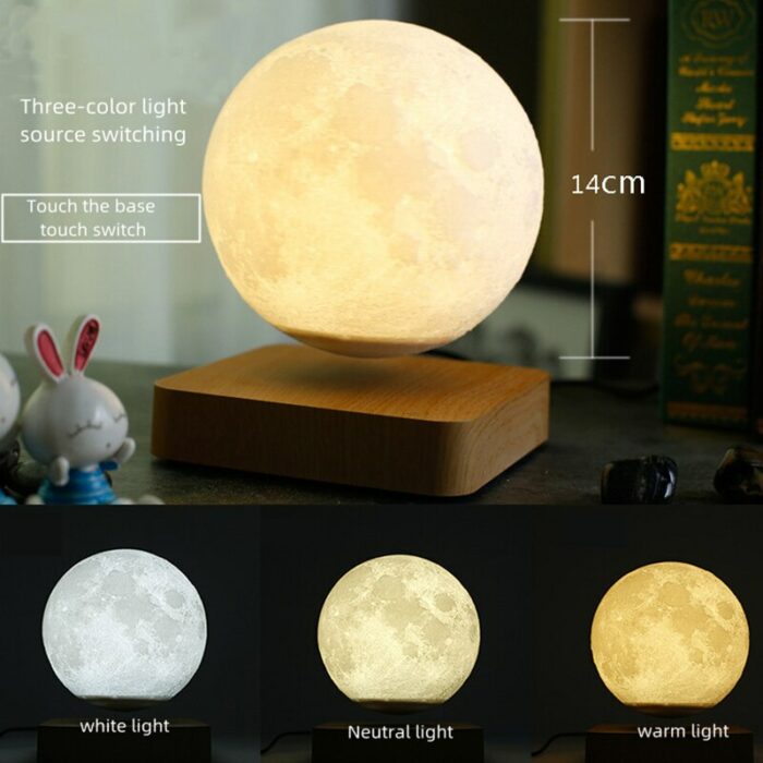 3d Maglev Moon Light Valentine S Day Gift Moon Light Planet Led Night Light Table Lamp 5