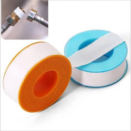 3pcs Ptfe Water Pipe Tape Oil Free Belt Sealing Raw Material Ring Band Thread Seal Tape