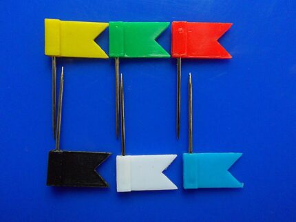 5000pcs Flag Push Pins Nail Thumb Tack Cork Board Map Drawing Pins For Home Office School