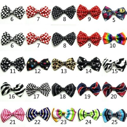 500pc Lot New Colorful Handmade Adjustable Puppy Dog Pet Tie Bow Ties Cat Neckties Dog Party.jpg