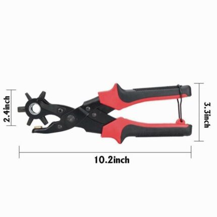 50pcs Brand New 6 Size Hole Punch Plier Head Revolves For Document Punch Hand Made 1
