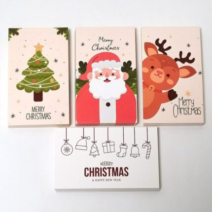 50pcs Merry Christmas Thank You Cards For New Year Holiday Party Gift Cards Package Small Businesses 1