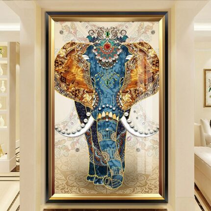 5d Diamond Painting Elephant Full Diamond Art Embroidery Large Office Living Room Home Decoration Diamond Cross 1.jpg