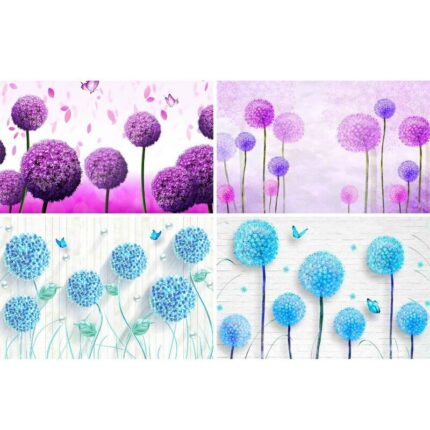 5d Diamond Painting Purple Dandelion Blue Full Square Diamond Embroidery Flower Plant Puzzle Mosaic Diamond Art.jpg