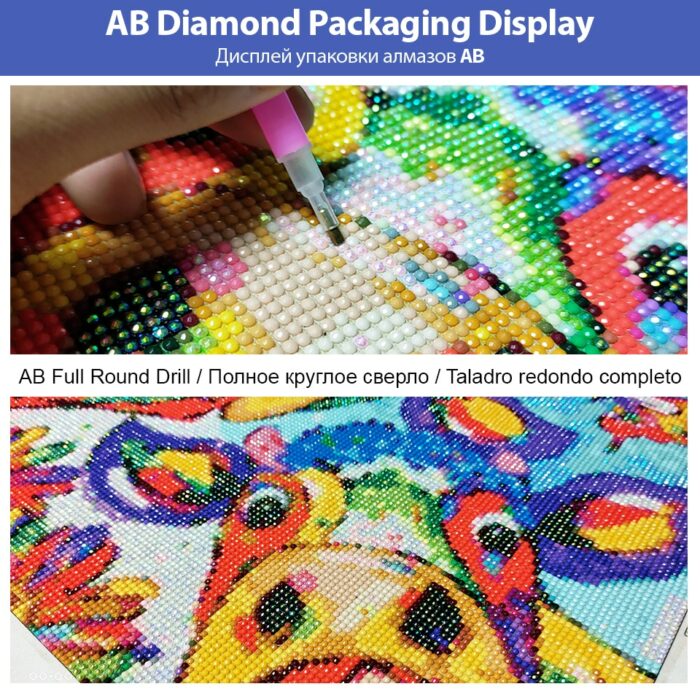 5pc Multi Picture Diy 5d Ab Diamond Painting Disney Cartoon Mickey Minnie Cross Stitch Kit Diamond 2.jpg