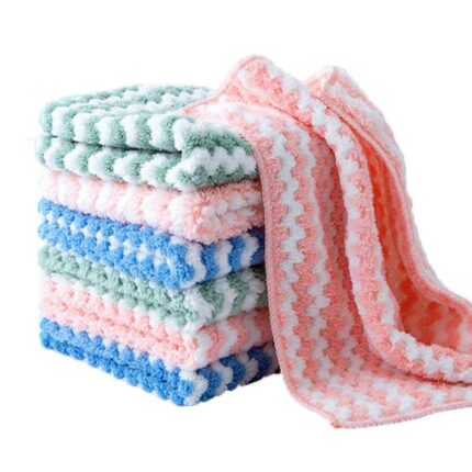 6pcs 3pcs 30 40cm Cleaning Cloths Oil Free Dishwashing Towel Kitchen Cleaning Rag Microfiber Towels Cleaning