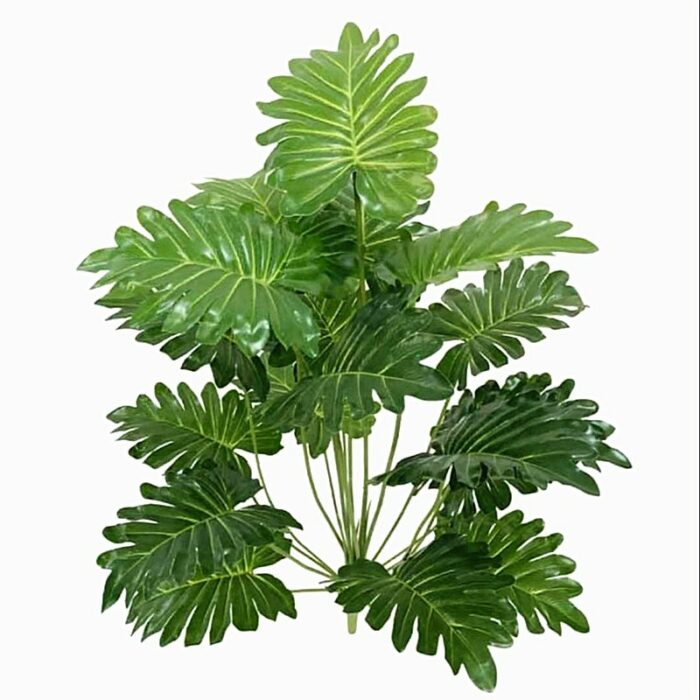 70cm 18 Fork Large Artificial Plants Monstera Plastic Tropical Palm Tree Branch Fake Coconut Tree Home 2