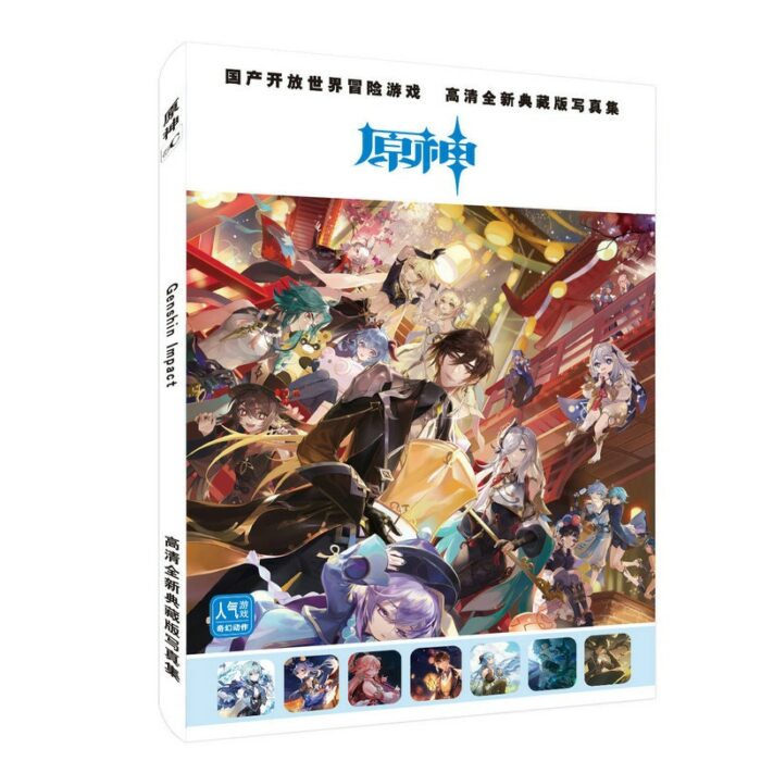 80 Pages Genshin Impact Anime Colorful Artbook Limited Collector S Edition Picture Album Paintings Art Book 1.jpg