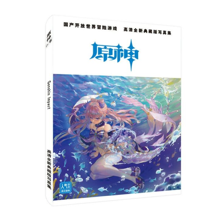 80 Pages Genshin Impact Anime Colorful Artbook Limited Collector S Edition Picture Album Paintings Art Book 2.jpg
