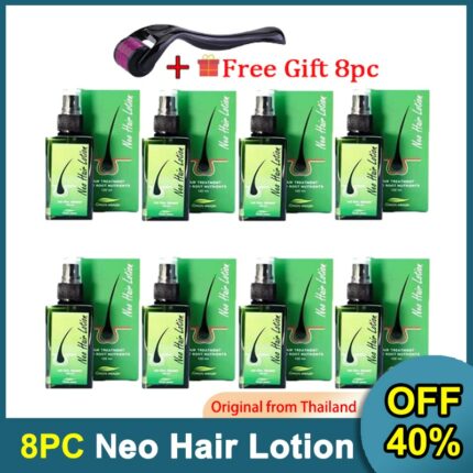 8pc 120ml Neo Hair Lotion Hair Grow 120ml Fast Hair Growth Products Orginal Thailand Made In
