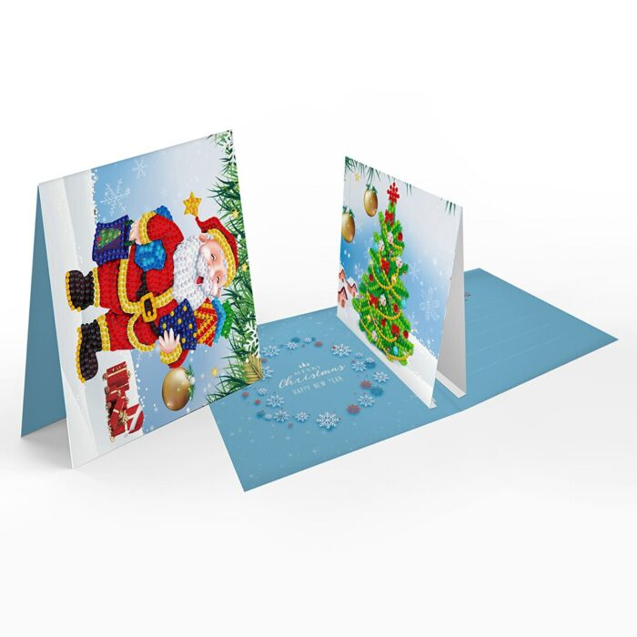 8pcs Christmas Cards Diamond Painting Greeting Cards Cartoon Postcards Diamond Mosaic Art Kits Navidad Diy Holiday 4.jpg