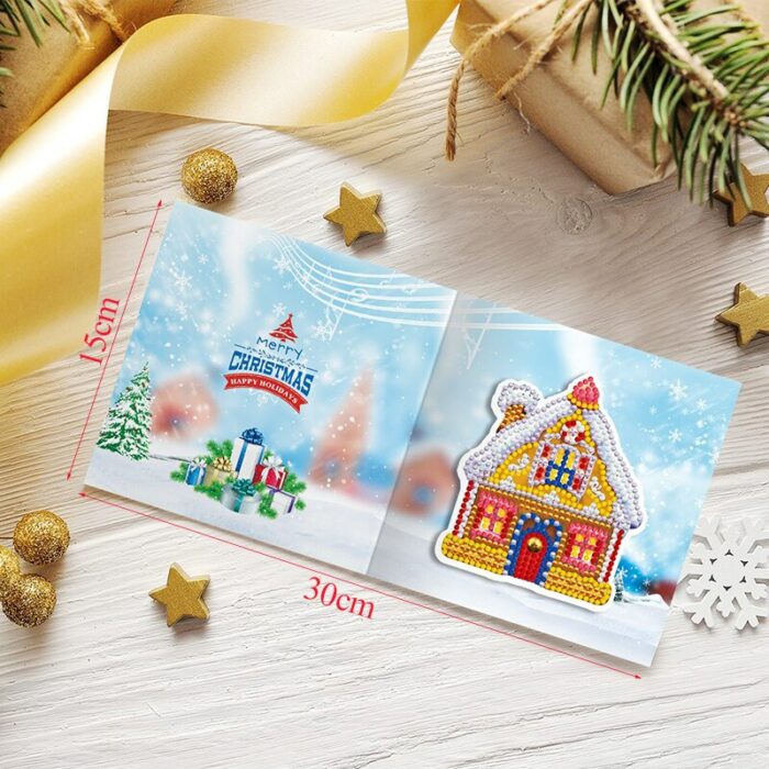 8pcs 5d Diy Diamond Painting Kit Christmas Greeting Cards Santa Tree Postcards Special Shaped Diamond Embroidery 1.jpg