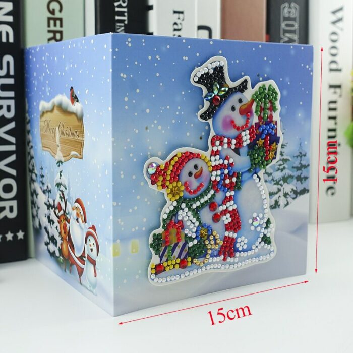 8pcs Diy Diamond Painting Christmas Greeting Card Santa 5d Special Shaped Diamond Art Crafts Mosaic Embroidery 4.jpg