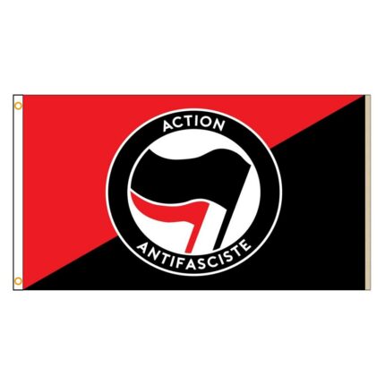 90x150cm Antifascist Action Flag