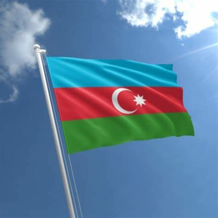 90x150cm Azerbaijan Flag Banner Hanging National Flag Home Decoration Flag