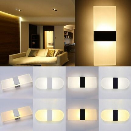 Acrylic Led Wall Lamp Led Aisle Light Bedside Lamps Bedroom Background Decorative Wall Lights 1