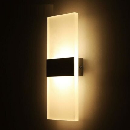 Acrylic Led Wall Lamp Led Aisle Light Bedside Lamps Bedroom Background Decorative Wall Lights