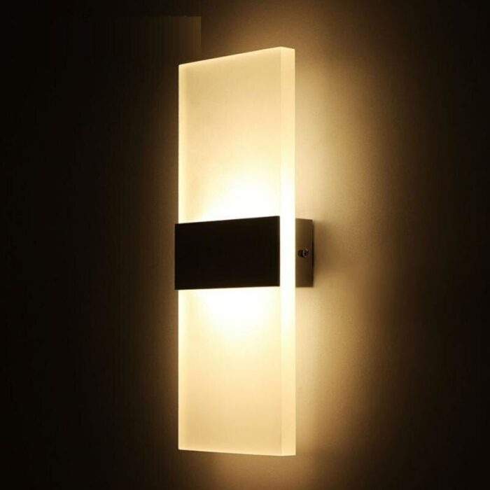 Acrylic Led Wall Lamp Led Aisle Light Bedside Lamps Bedroom Background Decorative Wall Lights