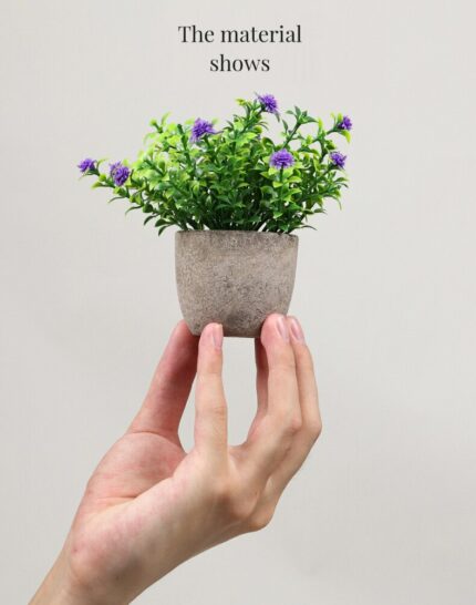 Artificial Plants Ins Small Broken Flower Potted Mini Simulation Cute Suitable For Office Desktop Decoration Bonsai 1