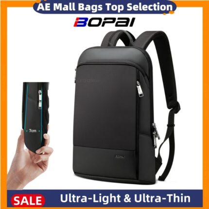 Bopai Business Casual Backpack Slim Laptop 15 6 Inch Pack Office Work Men Women Anti Theft
