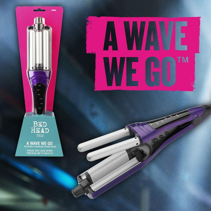 Bed Head A Wave We Go Tourmaline Ceramic Adjustable Hair Waver Create Different Types Of Waves 4