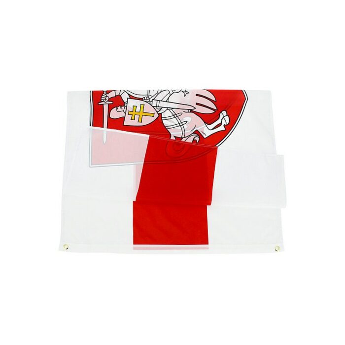 Belarus White Knight Pagonya Flag 90x150cm Polyester Belarusian Ensign With Coat Of Arms Flag For Decoration 4