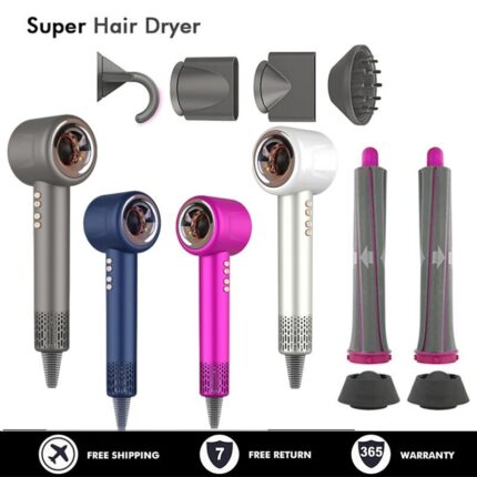 Beutyone New Super Hair Dryer Leafless Hairdryer Personal Hair Care Styling Negative Ion Tool Constant Anion